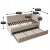 Раскладная кушетка Mebel Elit VILLEMO Welur 90x200 см Бежевый ME.VILLEMO/90/90/BZ/V/LOZWYS фото - 9