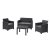 Комплект садових меблів Keter EMMA 2 Графіт 246158