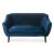 Диван Signal MOLLY Welur 2 Синій MOLLY2V86GR-P фото - 2