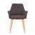 Обеденный стул Halmar K287 Темно-коричневый V-CH-K/287-KR-C.BRĄZ фото - 3