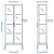 IKEA Витрина MILSBO (ИКЕА МИЛЬСБУ) 00396416 фото - 2
