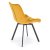 Обідній стілець поворотний Halmar K519 Гірчичний V-CH-K/519-KR-MUSZTARDOWY фото - 2