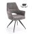 Обідній стілець поворотний Halmar K542 Попелястий V-CH-K/542-KR-POPIELATY