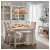 Розкладний обідній стіл NORDVIKEN Білий - 10 IKEA Розкладний обідній стіл NORDVIKEN Білий (ИКЕА NORDVIKEN) 90368715 фото - 10