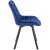 Обідній стілець Mebel Elit RICK Welur Синій - 3 Обідній стілець Mebel Elit RICK Welur Синій ME.RICK/GR/V/K фото - 3