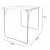 Складной туристический стол Garden Line 80 см Белый OXE3504 фото - 6