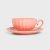 Чашка з блюдцем Homla MINA 200 мл Рожевий 238985 фото - 3