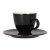 Чашка с блюдцем Homla ELLIE 90 мл | Черный 159549 фото - 2