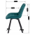 Обідній стілець Mebel Elit RICK Welur Бірюзовий - 2 Обідній стілець Mebel Elit RICK Welur Бірюзовий ME.RICK/T/V/K фото - 2