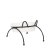 Миска для кошек Homla CATTY | Белый / Черный 213968 фото - 3