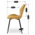 Обеденный стул Mebel Elit IRYS Welur Горчичный - 10 Обеденный стул Mebel Elit IRYS Welur Горчичный ME.IRYS/CU/V/K фото - 10