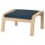 IKEA Крісло-качалка з підставкою POANG Темно-синій (ИКЕА ПОАНГ) 79484293 фото - 7
