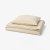 IKEA Комплект постільної білизни DOFTAKLEJA 150х200 см Бежевий (ИКЕА ДОФТАГЛЮ) 20600633
