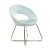 Обеденный стул Homla JARED Welur Бирюзовый 163209
