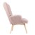 Крісло м'яке Homla MOSS TEDDY BOUCLE Рожевий 210563 фото - 3