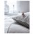IKEA Комплект постельного белья BLAVINDA 200x200 см Серый (ИКЕА BLÅVINDA) 20328049 фото - 3
