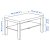 IKEA Журнальний стіл LACK Дуб (ИКЕА ЛАКК) 50319029 фото - 2