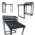 Складной садовый стол Kontrast MALE Черный 5.04.21242