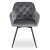 Обідній стілець поворотний Mebel Elit IDA Welur Сірий ME.IDA/P/V/K фото - 2