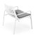 Садовое кресло Halmar MELBY Белый - 3 Садовое кресло Halmar MELBY Белый V-CH-MELBY-FOT-BIAŁY фото - 3