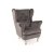 Дитяче крісло Signal Lili Velvet | Сірий / Сріблястий (Bluvel 14) LILIVSZS-P