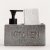 Диспенсер с губкой Homla LUTRA Серый 244279
