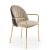 Обеденный стул Halmar K500 Бежевый - 2 Обеденный стул Halmar K500 Бежевый V-CH-K/500-KR фото - 2