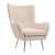 Крісло м'яке Homla SAMMAS Бежевий 211298