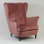 Кресло мягкое Signal Harry Welur Розовый HARRYV52W фото - 5