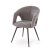 Обідній стілець поворотний Halmar K550 Попелястий V-CH-K/550-KR-POPIELATY фото - 7