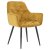 Обеденный стул Chomik CHERRY Welur Желтый - 2 Обеденный стул Chomik CHERRY Welur Желтый FAT2968 фото - 2