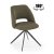 Обідній стілець поворотний Halmar K546 Оливковий V-CH-K/546-KR-OLIWKOWY