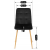 Обеденный стул Mebel Elit FREDY Welur Черный ME.FREDY/CZ/D/V/K фото - 5