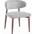 Обідній стілець Favora RONDO Boucle Білий FR12064W