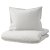 IKEA Комплект постельного белья BERGPALM 200x200 см Серый (ИКЕА БЕРГПАЛМ) 70423242
