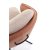 Обеденный стул поворотный Halmar K554 Бежевый V-CH-K/554-KR-BRĄZOWY фото - 9