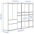 IKEA Стеллаж VIHALS Белый (ИКЕА ВИХАЛС) 79440614 фото - 7