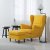 IKEA Кресло мягкое с пуфом STRANDMON Желтый (ИКЕА СТРАНДМОН) 59483906 фото - 5