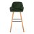 Барный стул Halmar H-93 Темно-зеленый V-CH-H/93-C.ZIELONY фото - 5