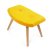 Підставка для ніг Homla MOSS Welur Жовтий 158440 фото - 3