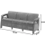 Садовий диван Keter CORFU LOVE SEAT MAX Коричневий - 2 Садовий диван Keter CORFU LOVE SEAT MAX Коричневий 258947 фото - 2