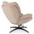 Кресло мягкое поворотное с подставкой Mebel Elit FREMONT Бежевый ME.FREMONT/BZ/CZ/T/FW фото - 4