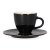 Чашка с блюдцем Homla ELLIE 90 мл | Черный 159549