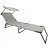 Складной шезлонг Kontrast RELAX Светло-серый 5.10.27409