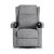 Крісло м'яке розкладне масажне з реклайнером Mebel Elit SEBASTIAN Сірий ME.SEBASTIAN/P/T/FW фото - 4