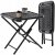 Складаний туристичний стіл Garden Line 50 см Чорний LEZ2739 фото - 2