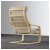 IKEA Крісло-качалка POANG Бежевий (ИКЕА ПОАНГ) 49197750 фото - 4