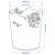 IKEA Кашпо SAMVERKA (ИКЕА САМВЕРКА) 50388739 фото - 6