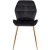 Обідній стілець Mebel Elit LUCKY Welur Чорний ME.LUCKY/CZ/ZL/V/K фото - 2
