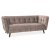 Диван Signal Castello 3 Velvet | Бежевий / Венге (Bluvel 28) CASTELLO3V28